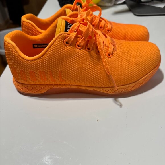 NOBULL Neon Orange Trainers - Picture 7 of 8